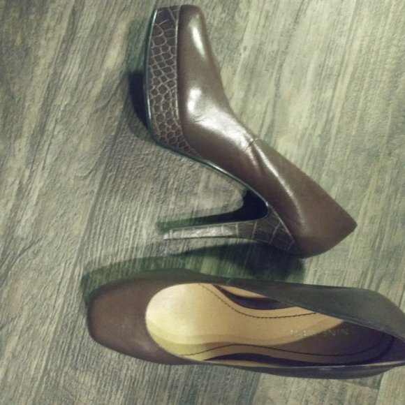 Brown Platform Pumps - Picture 2 of 5